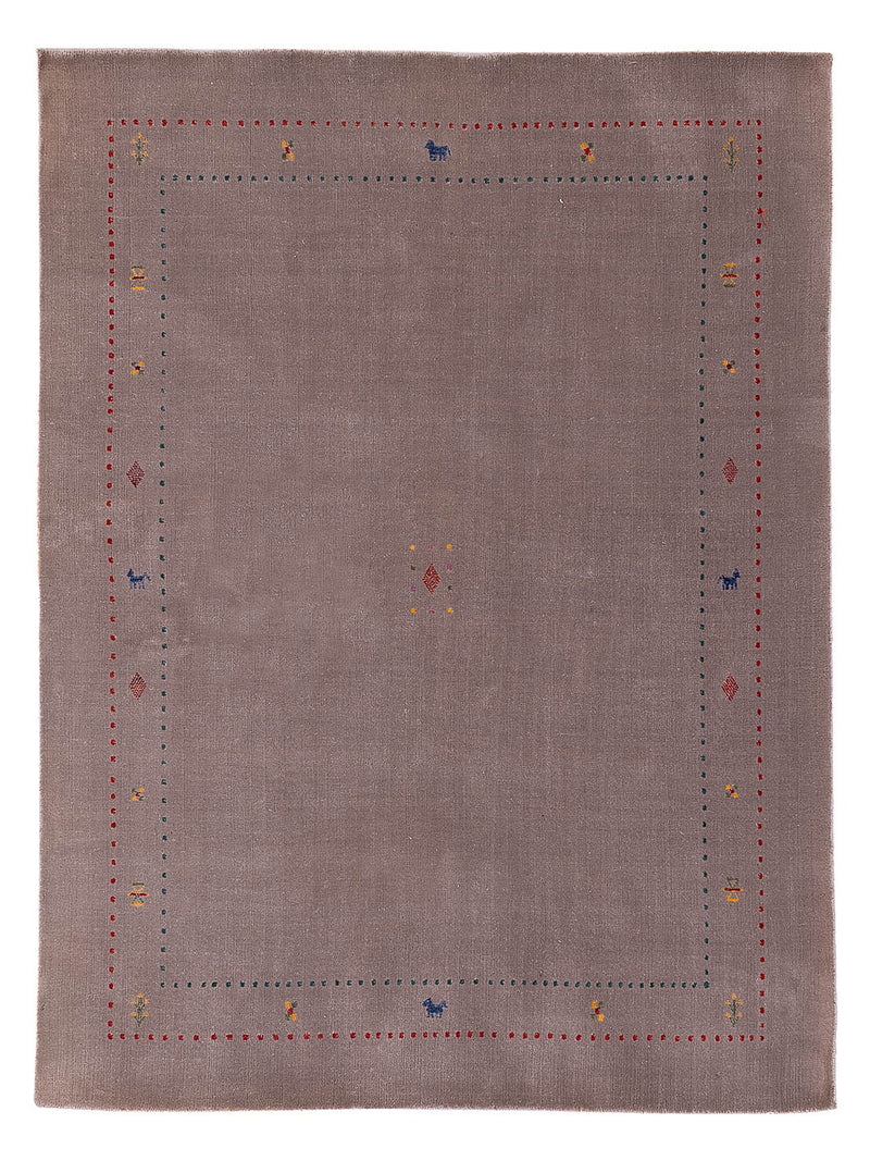 Gabbeh teppe - Loribaft Softy - 240 x 170 cm - karamell