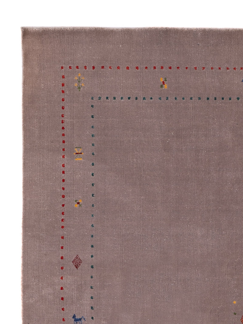 Gabbeh teppe - Loribaft Softy - 240 x 170 cm - karamell