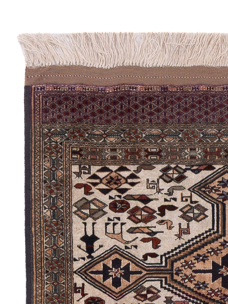 Kelimteppe - Orientalsk - 304 x 90 cm - karamell