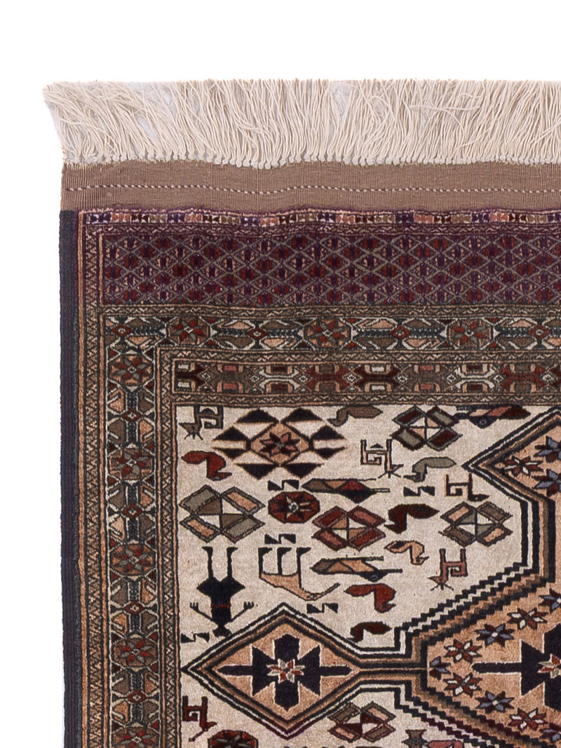 Kelimteppe - Orientalsk - 304 x 90 cm - karamell