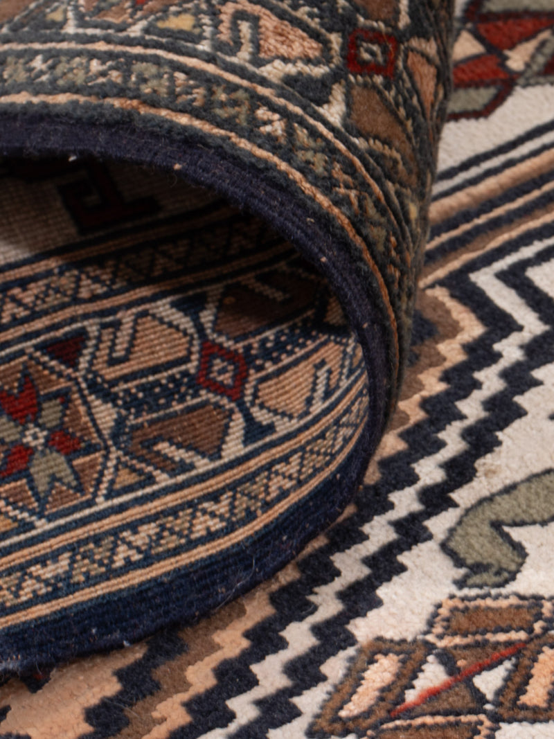 Kelimteppe - Orientalsk - 304 x 90 cm - karamell