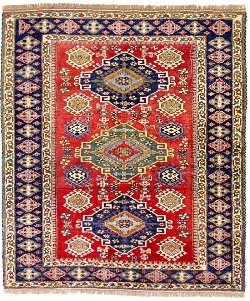 Kazak Teppe 217x193cm - Orientalsk teppe
