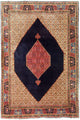 Persisk teppe - Bijar - Royal - 315 x 223 cm - mørkeblå