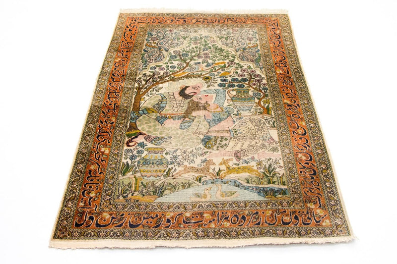 Kashmir silke Teppe 150x92cm - Orientalsk teppe