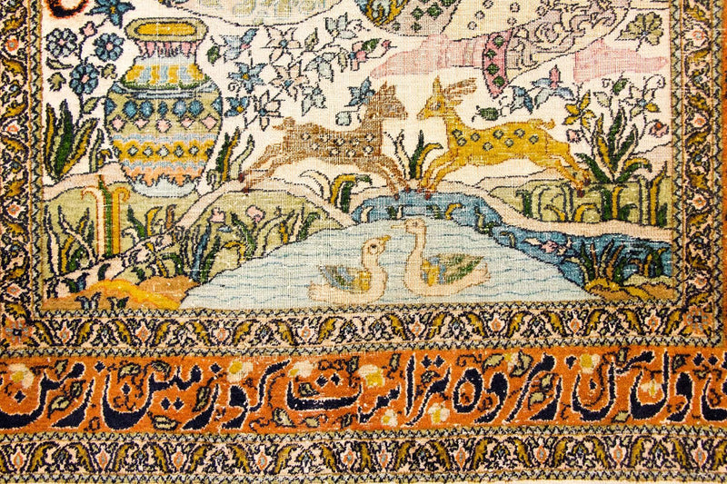 Kashmir silke Teppe 150x92cm - Orientalsk teppe