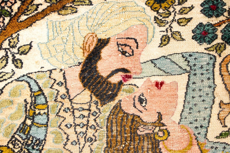 Kashmir silke Teppe 150x92cm - Orientalsk teppe