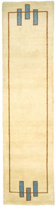 Indo Gabbeh Teppe 298x80cm - Ullteppe