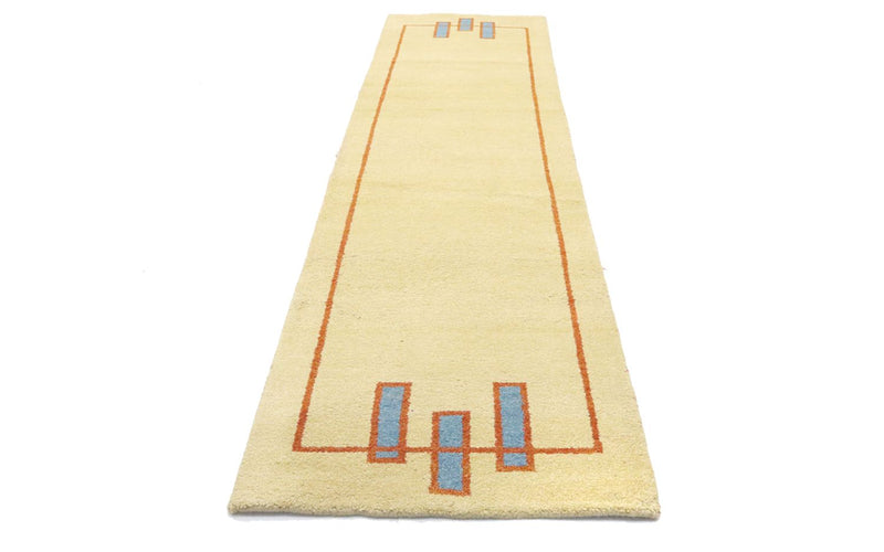 Indo Gabbeh Teppe 298x80cm - Ullteppe
