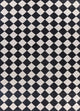 Ullteppe - 280 x 182 cm - svart og hvitt