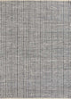Sisalteppe - 240 x 150 cm - svart og hvitt