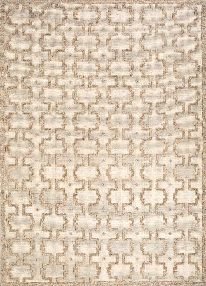Sisalteppe - 285 x 195 cm - lys beige