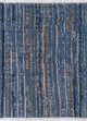 Ullteppe - 180 x 135 cm - blå