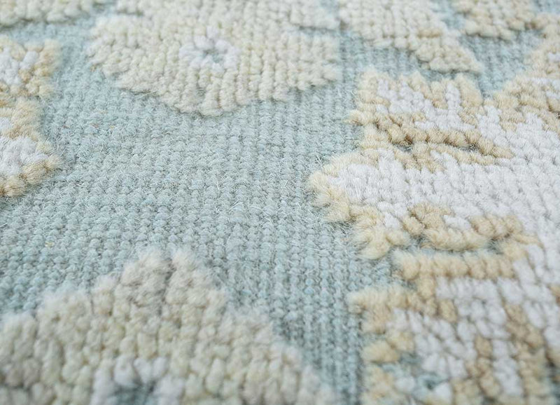 Ullteppe - 345 x 300 cm - blå