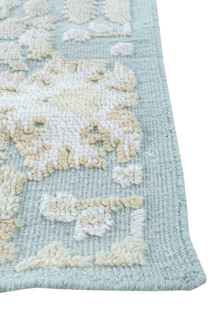 Ullteppe - 345 x 300 cm - blå