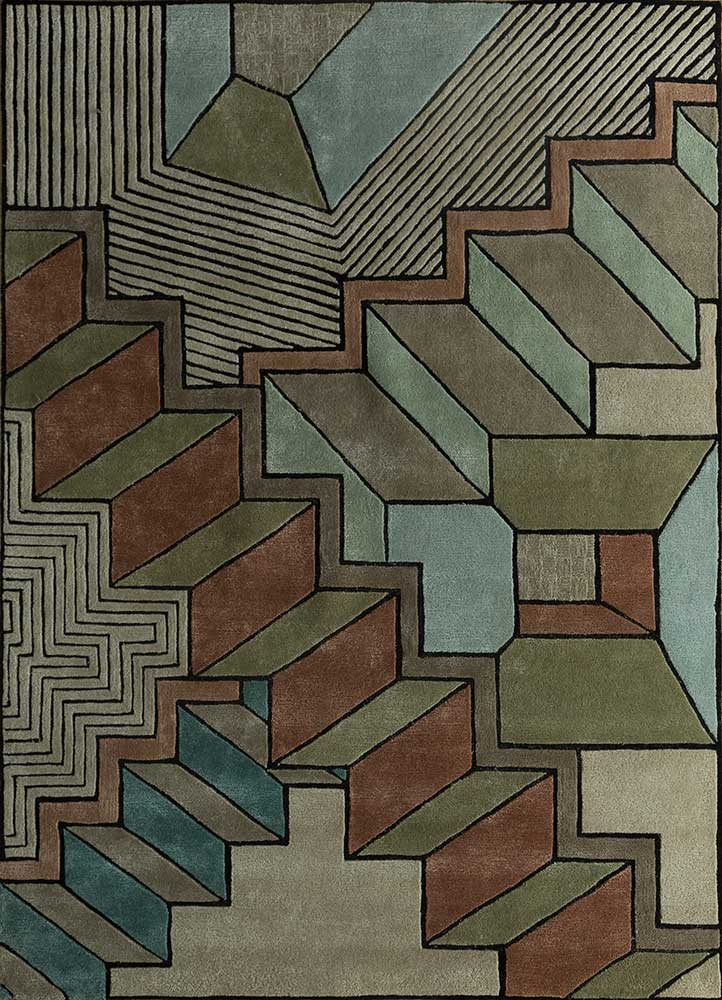 Ullteppe - 240 x 180 cm - grønn