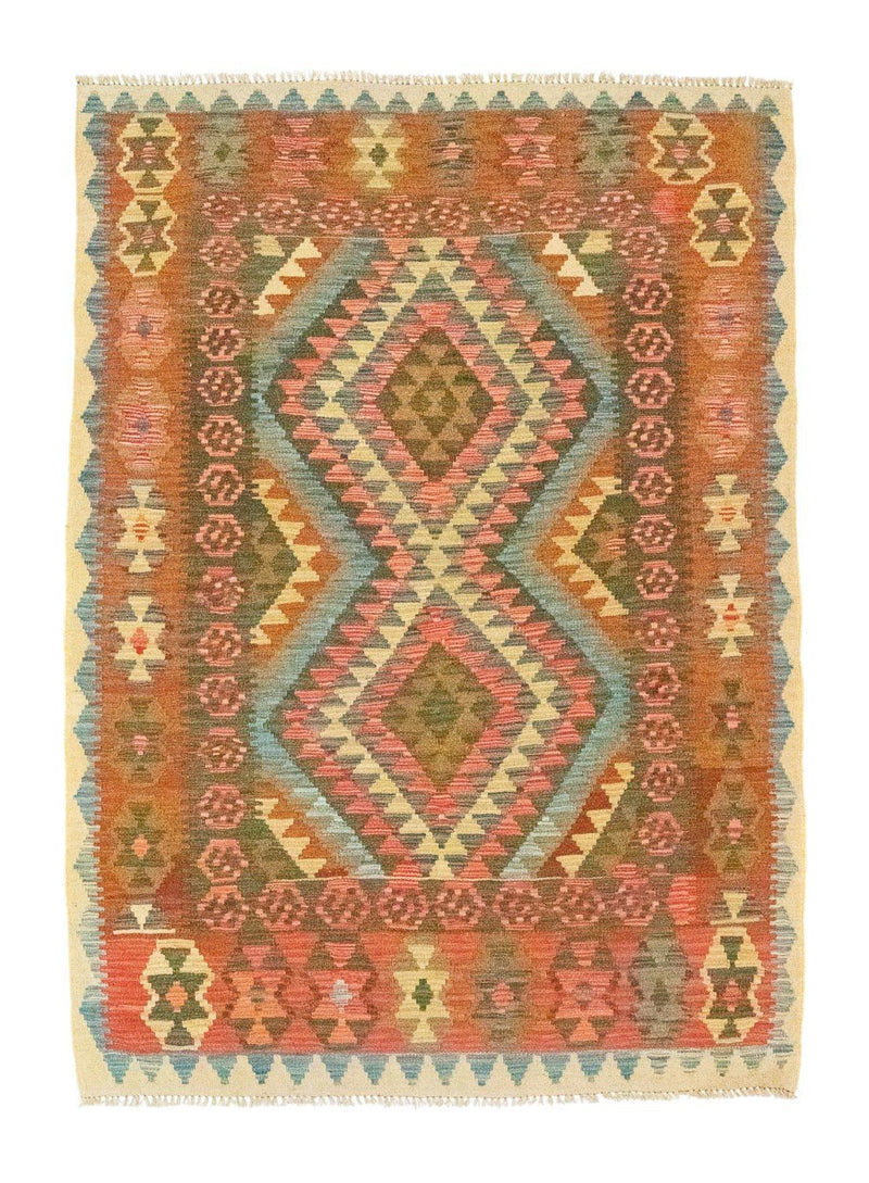 Afghansk kilim Teppe 196x154cm