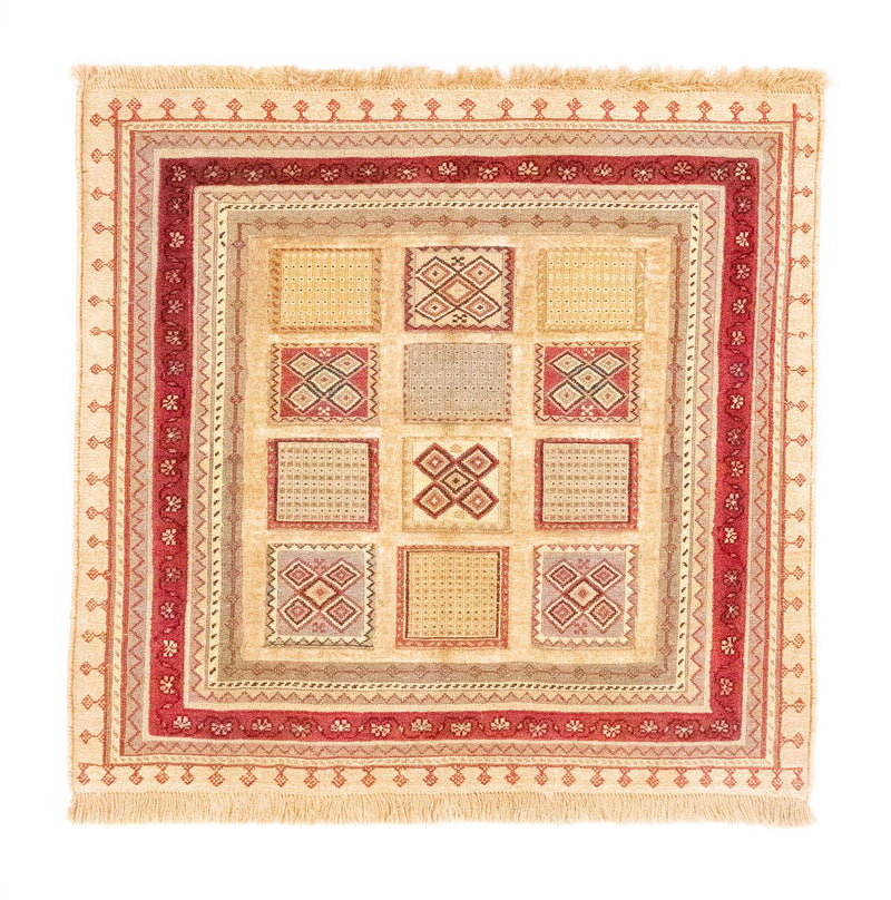 Afshar Sirjan Teppe 102x96cm - Persisk teppe