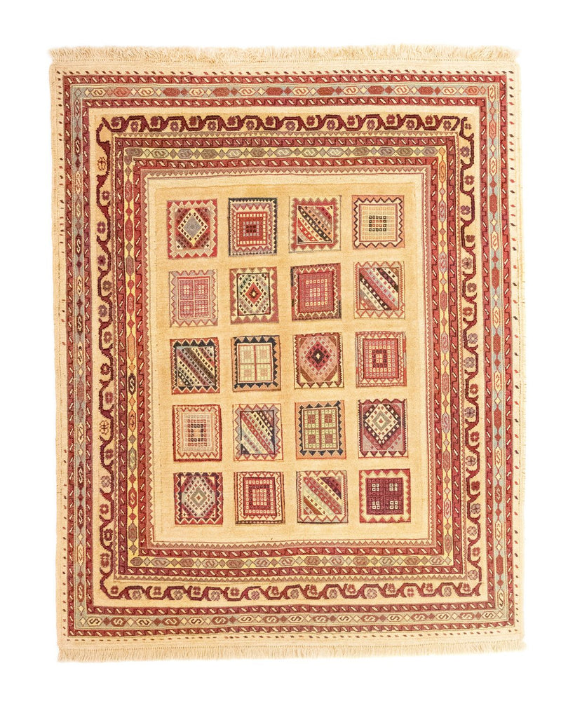 Afshar Sirjan Teppe 149x121cm - Persisk teppe