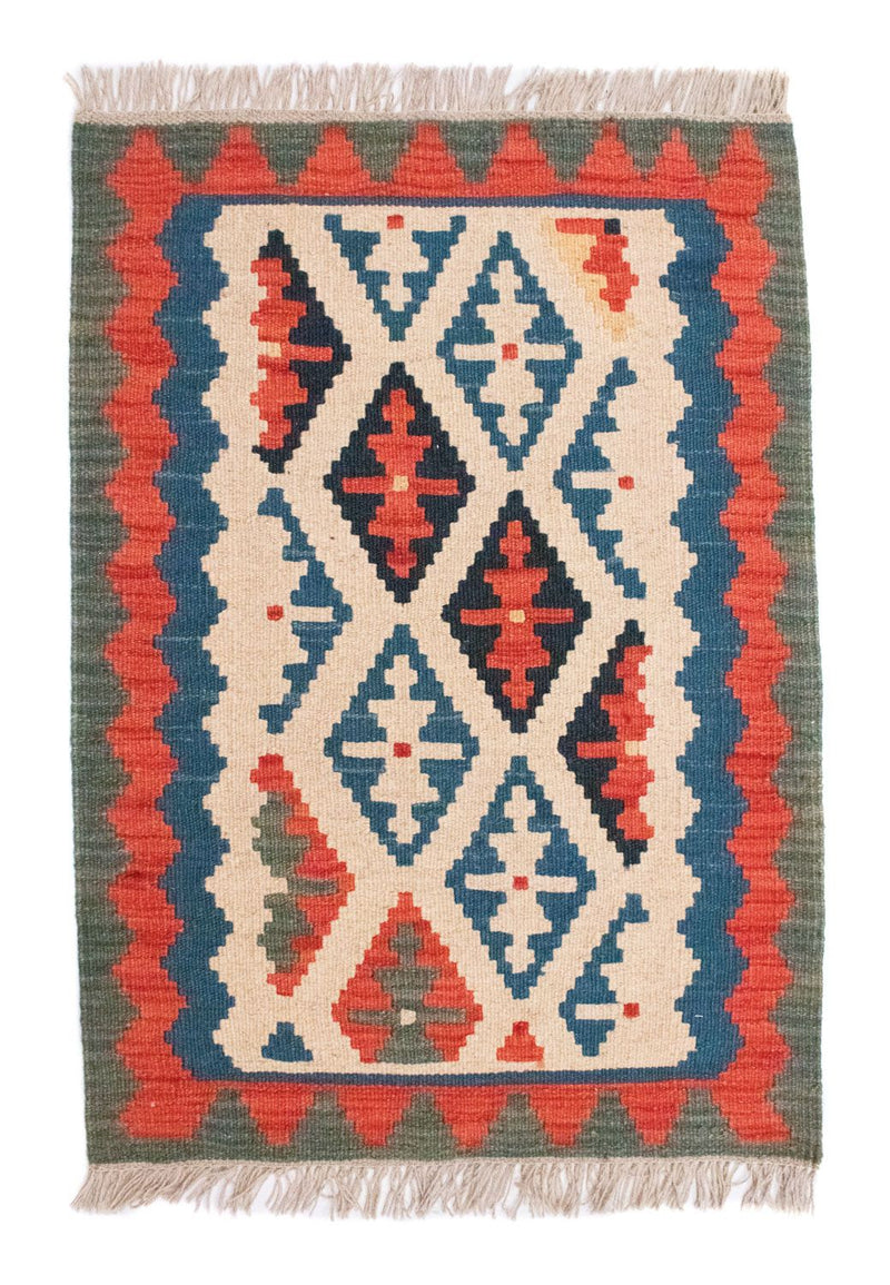 Kilim Fars Teppe 90x65cm