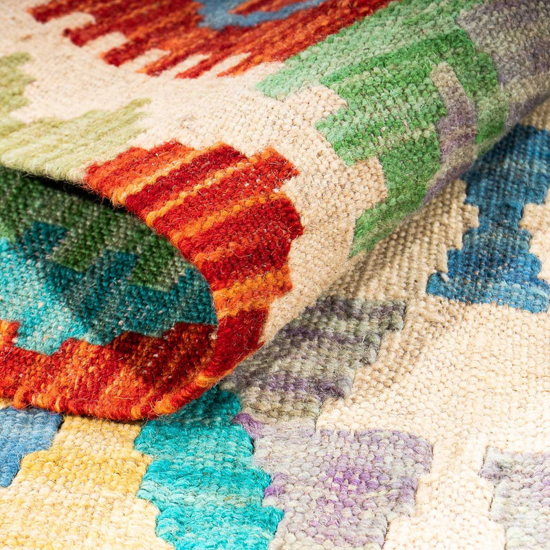 Kilim Maimana Teppe 203x152cm - Ullteppe