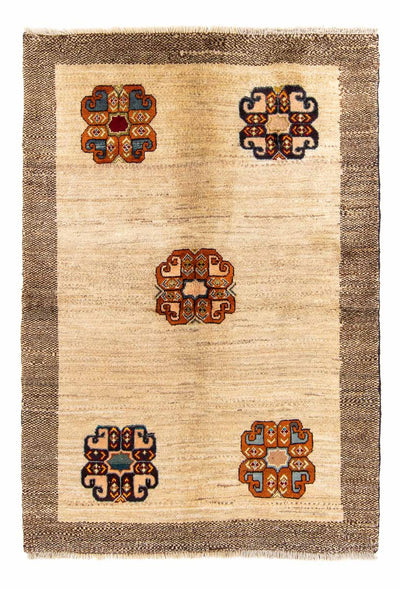 Persisk Gabbeh Teppe 128x192cm - Perserteppich Wollteppich