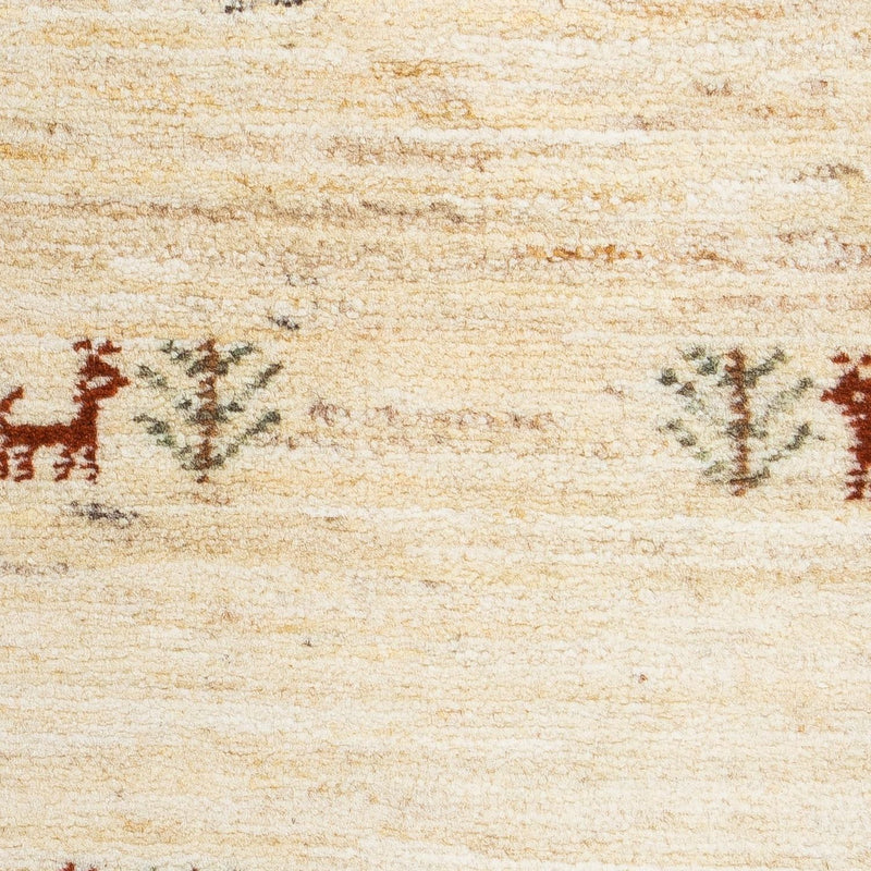 Gabbeh teppe - Loribaft persisk teppe - 60 x 40 cm - beige