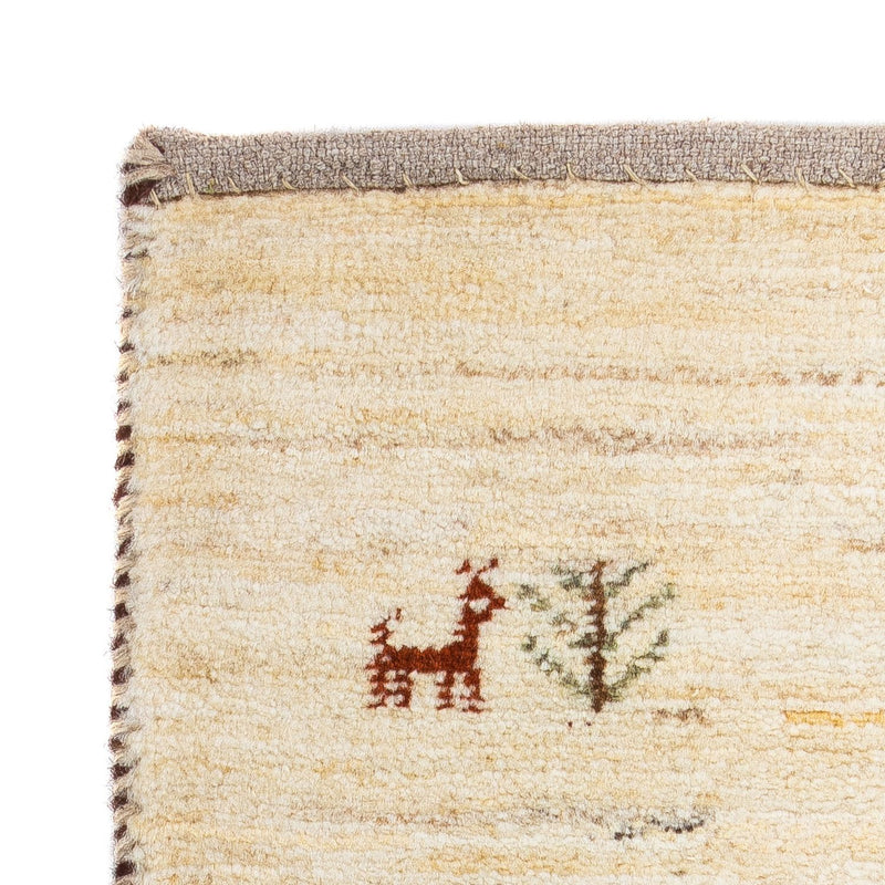 Gabbeh teppe - Loribaft persisk teppe - 60 x 40 cm - beige
