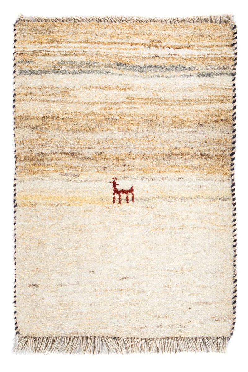 Persisk Gabbeh Teppe 60x40cm - Perserteppich Wollteppich