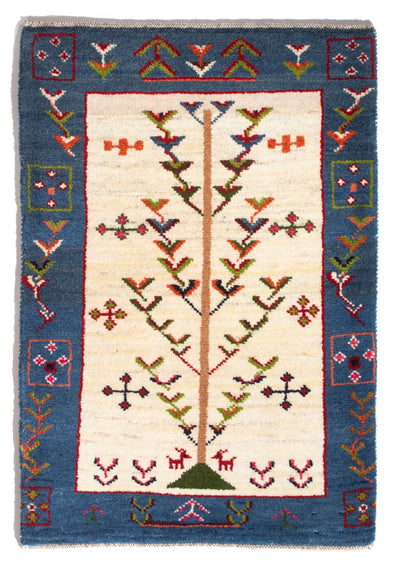 Persisk Gabbeh Teppe 63x92cm - Perserteppich Wollteppich