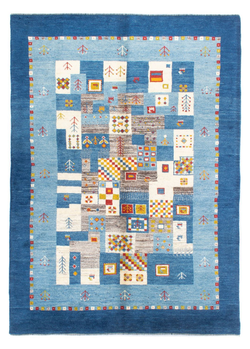 Persisk Gabbeh Teppe 204x151cm - Perserteppich Wollteppich