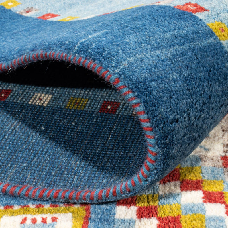 Persisk Gabbeh Teppe 204x151cm - Perserteppich Wollteppich