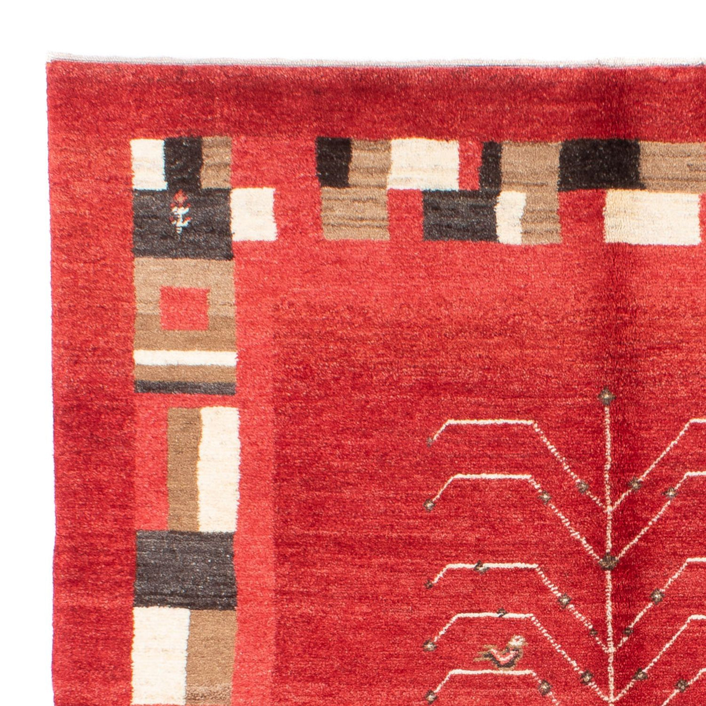 Persisk Gabbeh Teppe 191x147cm - Perserteppich Wollteppich