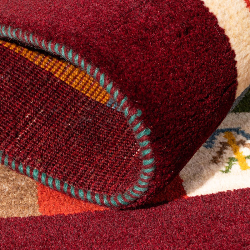 Persisk Gabbeh Teppe 88x61cm - Perserteppich Wollteppich