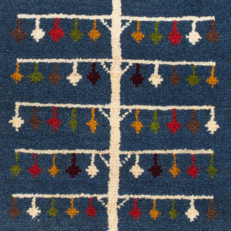 Persisk Gabbeh Teppe 90x62cm - Perserteppich Wollteppich