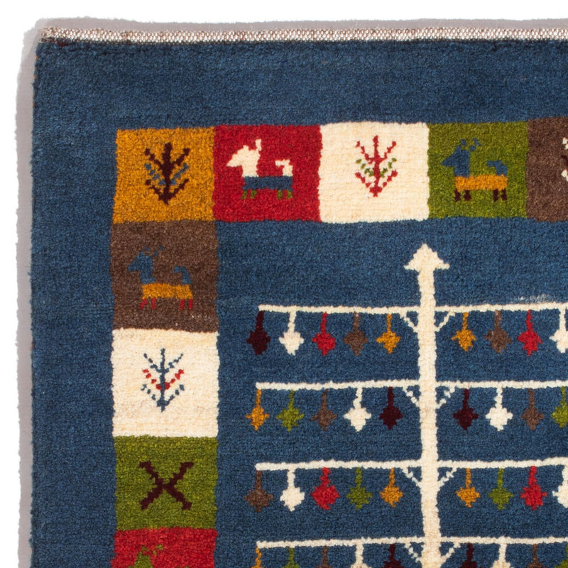 Persisk Gabbeh Teppe 90x62cm - Perserteppich Wollteppich