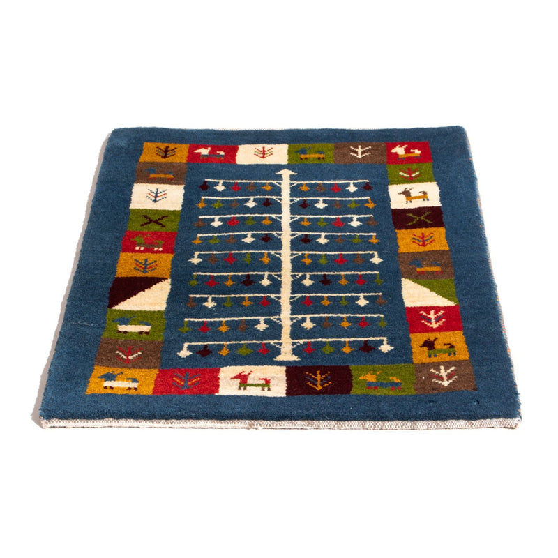 Persisk Gabbeh Teppe 90x62cm - Perserteppich Wollteppich