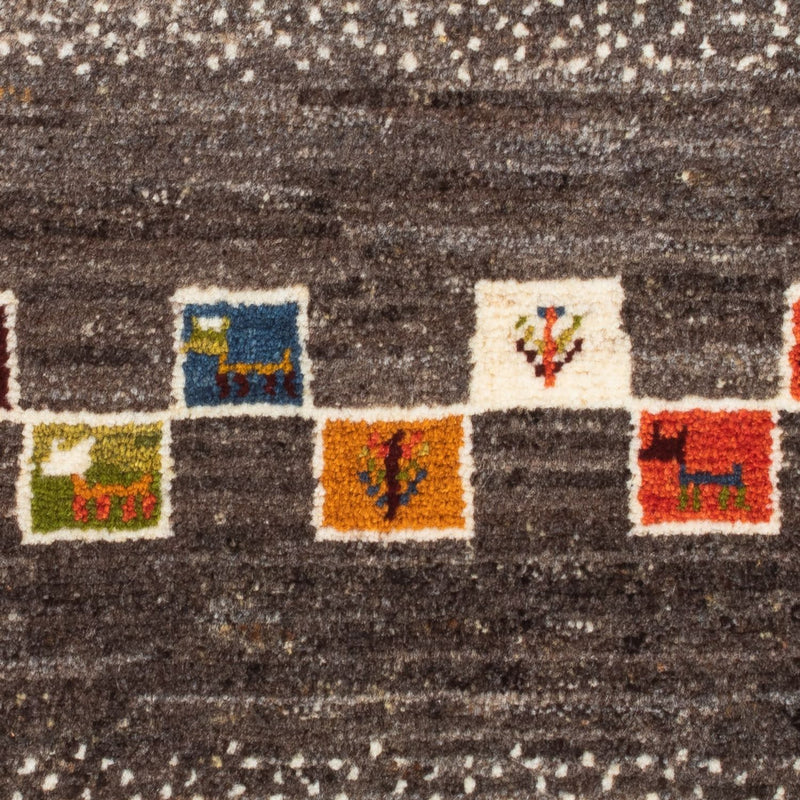 Persisk Gabbeh Teppe 92x63cm - Perserteppich Wollteppich