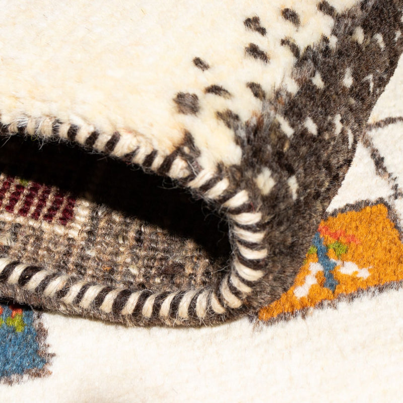 Persisk Gabbeh Teppe 92x63cm - Perserteppich Wollteppich
