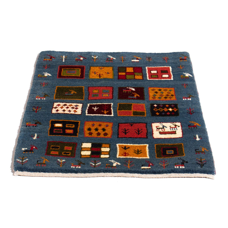 Persisk Gabbeh Teppe 90x65cm - Perserteppich Wollteppich