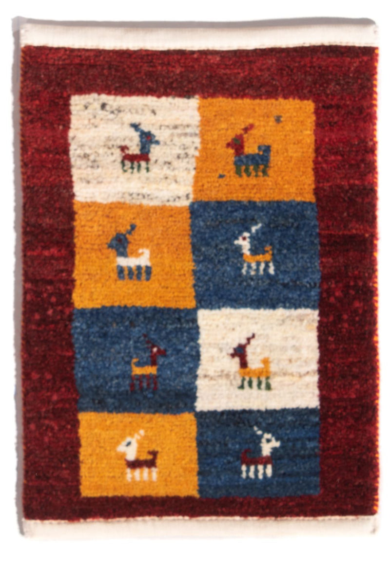 Persisk Gabbeh Teppe 40x60cm - Perserteppich Wollteppich
