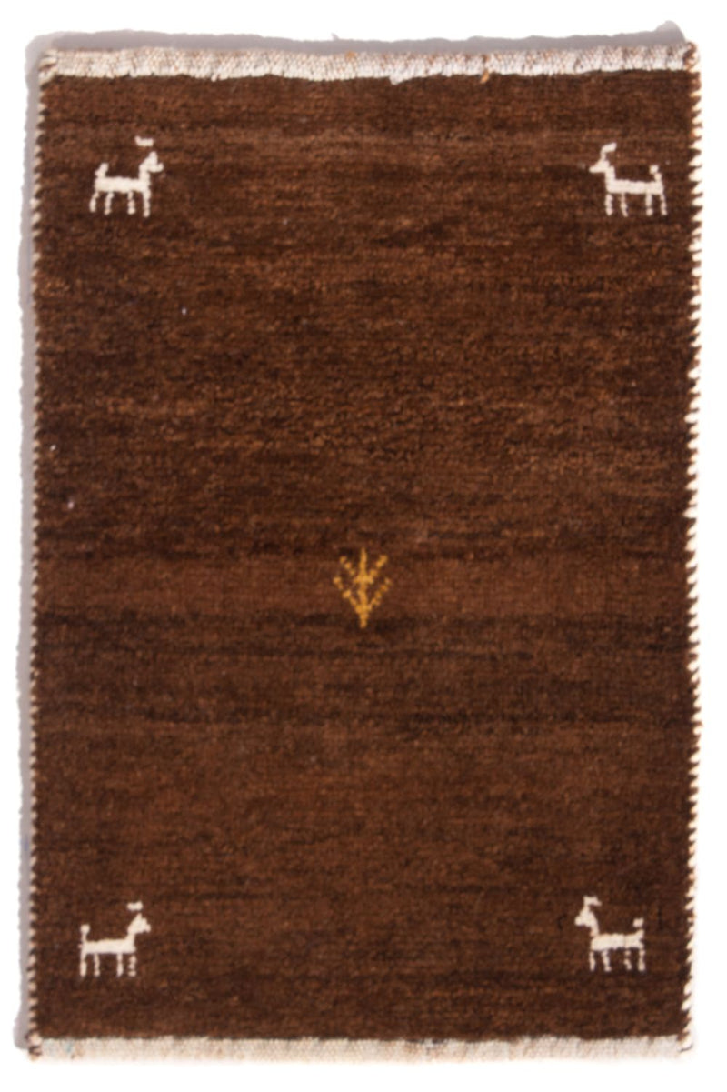 Persisk Gabbeh Teppe 60x40cm - Perserteppich Wollteppich