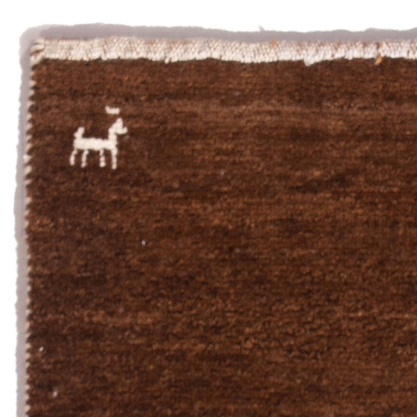 Persisk Gabbeh Teppe 60x40cm - Perserteppich Wollteppich