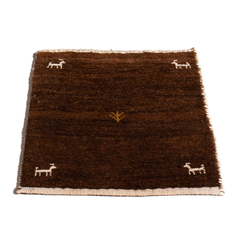 Persisk Gabbeh Teppe 60x40cm - Perserteppich Wollteppich