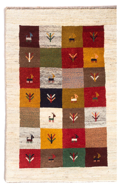 Persisk Gabbeh Teppe 78x116cm - Perserteppich Wollteppich