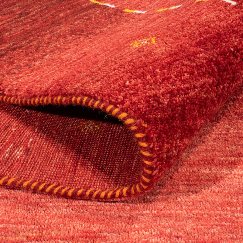 Gabbeh-teppe - persisk - 253 x 177 cm - rød
