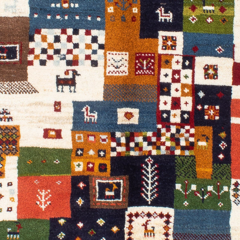 Persisk Gabbeh Teppe 156x197cm - Perserteppich Wollteppich