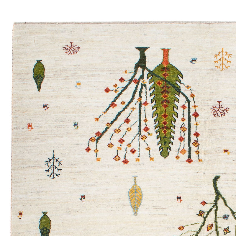 Loribaft Teppe 198x155cm - Perserteppich Wollteppich