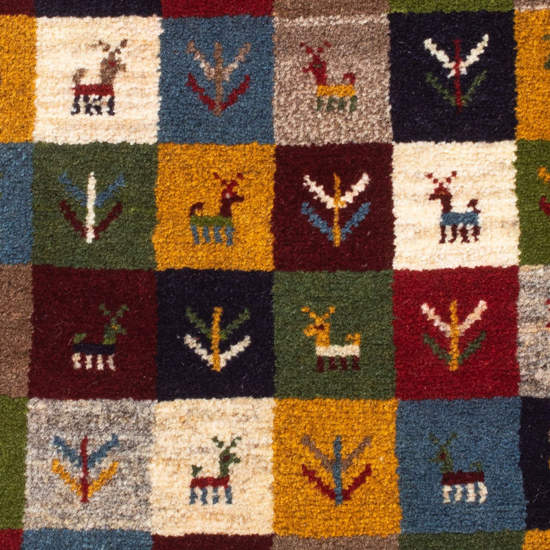 Persisk Gabbeh Teppe 62x90cm - Perserteppich Wollteppich