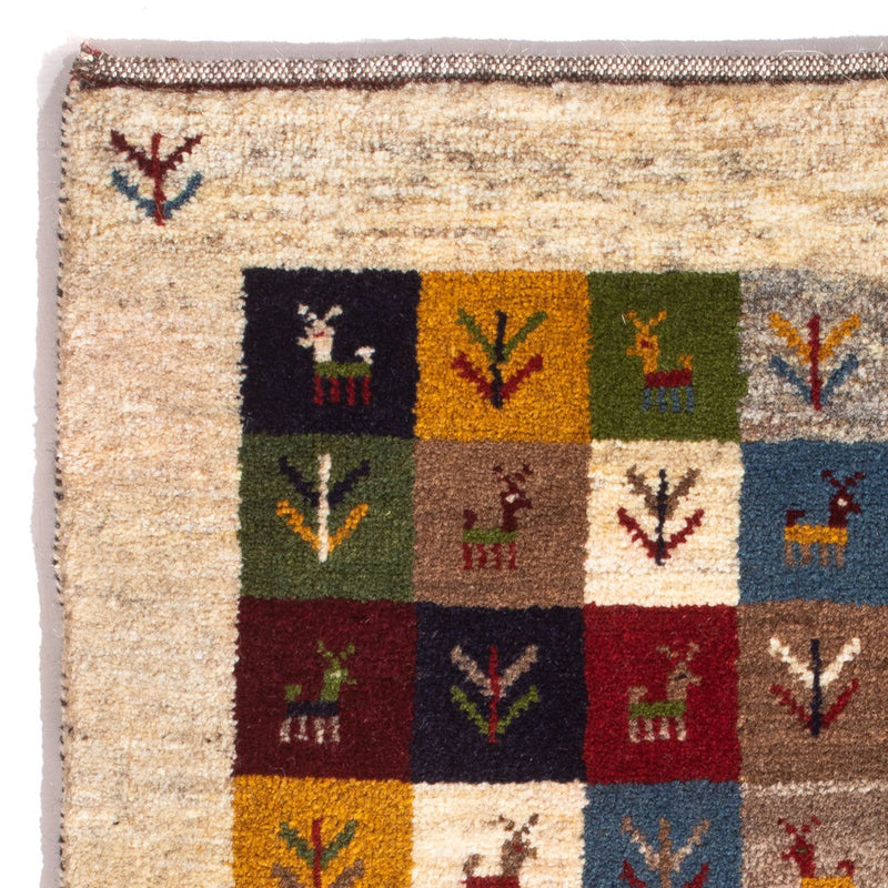 Persisk Gabbeh Teppe 62x90cm - Perserteppich Wollteppich