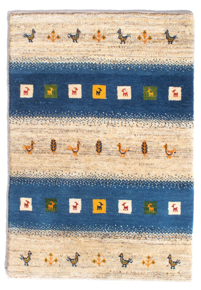 Persisk Gabbeh Teppe 85x123cm - Perserteppich Wollteppich